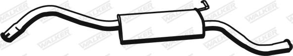 Walker 70159 - Глушник вихлопних газів кінцевий autozip.com.ua