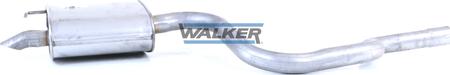 Walker 70132 - Глушник вихлопних газів кінцевий autozip.com.ua