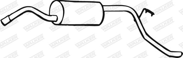 Walker 70177 - Глушник вихлопних газів кінцевий autozip.com.ua