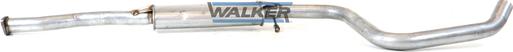 Walker 70201 - Середній глушник вихлопних газів autozip.com.ua