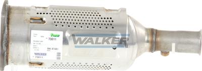 Walker 73011 - Сажі / частковий фільтр, система вихлопу ОГ autozip.com.ua