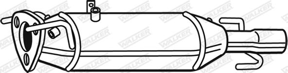 Walker 73149 - Сажі / частковий фільтр, система вихлопу ОГ autozip.com.ua