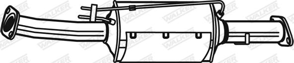 Walker 73215 - Сажі / частковий фільтр, система вихлопу ОГ autozip.com.ua