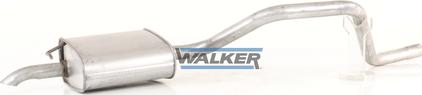 Walker 72384 - Глушник вихлопних газів кінцевий autozip.com.ua