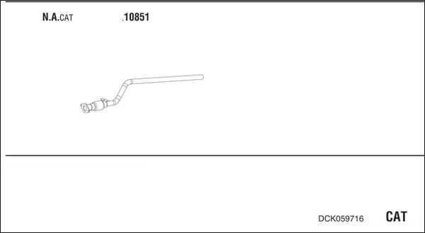 Walker DCK059716 - Система випуску ОГ autozip.com.ua