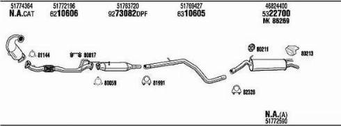 Walker FIK018911BB - Система випуску ОГ autozip.com.ua