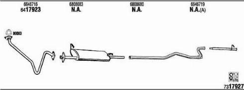 Walker FO80556 - Система випуску ОГ autozip.com.ua