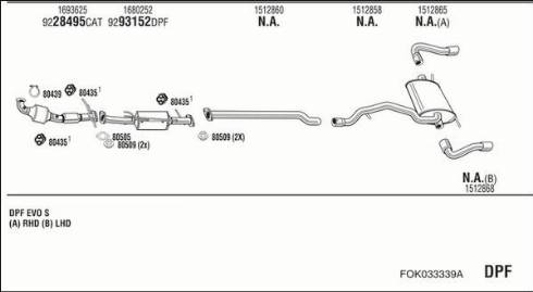 Walker FOK033339A - Система випуску ОГ autozip.com.ua