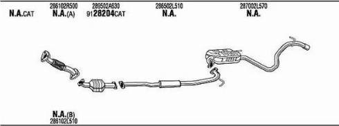 Walker HYK025450AA - Система випуску ОГ autozip.com.ua