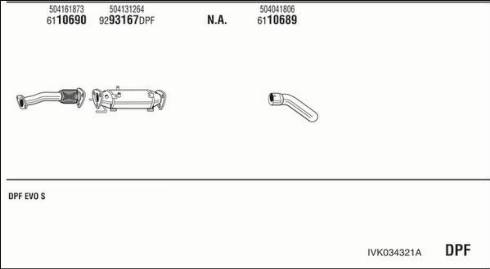 Walker IVK034321A - Система випуску ОГ autozip.com.ua