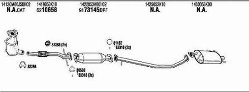 Walker SZK027530BB - Система випуску ОГ autozip.com.ua