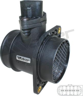 Walker Products 245-1080 - Датчик потоку, маси повітря autozip.com.ua