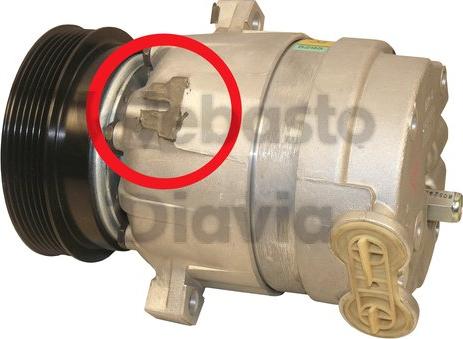Webasto 82D014356A - Компресор, кондиціонер autozip.com.ua