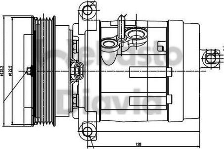 Webasto 82D0155984A - Компресор, кондиціонер autozip.com.ua