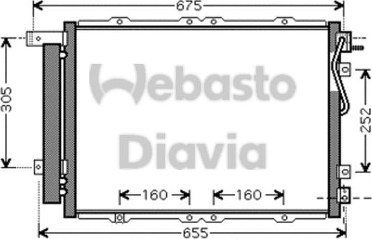 Webasto 82D0225526A - Конденсатор, кондиціонер autozip.com.ua