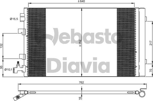 Webasto 82D0225673A - Конденсатор, кондиціонер autozip.com.ua