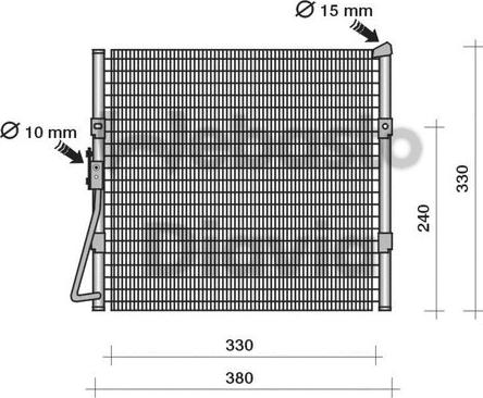 Webasto 82D0225122A - Конденсатор, кондиціонер autozip.com.ua