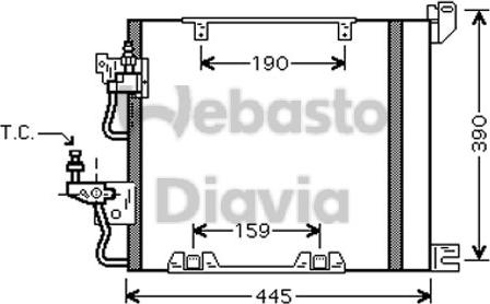 Webasto 82D0226199MA - Конденсатор, кондиціонер autozip.com.ua