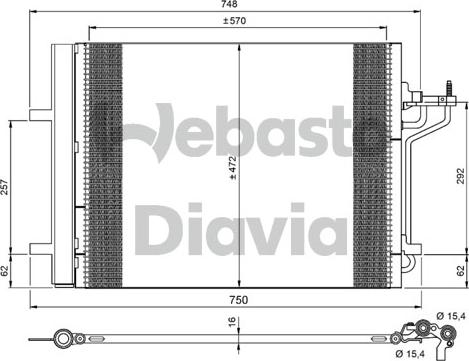 Webasto 82D0226289MA - Конденсатор, кондиціонер autozip.com.ua