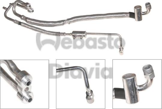 Webasto 82D0796395A - Трубопровід високого / низького тиску, кондиціонер autozip.com.ua