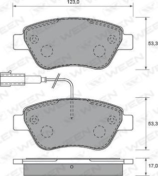 Pagid 573164J - Гальмівні колодки, дискові гальма autozip.com.ua