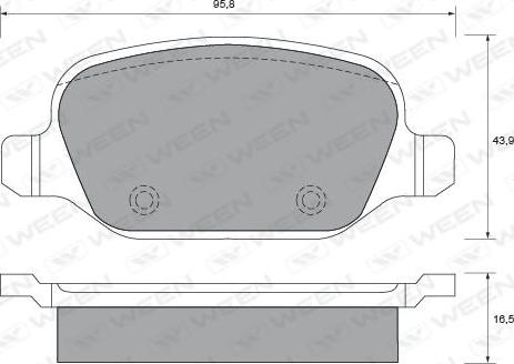 Lemförder 26548 - Гальмівні колодки, дискові гальма autozip.com.ua