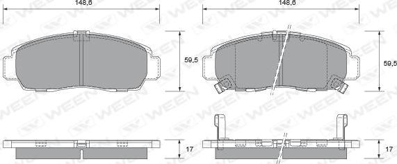 Ruville D78776560 - Гальмівні колодки, дискові гальма autozip.com.ua