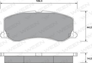 VECO VA878 - Гальмівні колодки, дискові гальма autozip.com.ua