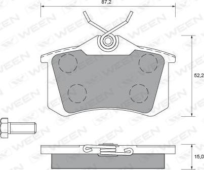 Valeo 540916 - Гальмівні колодки, дискові гальма autozip.com.ua