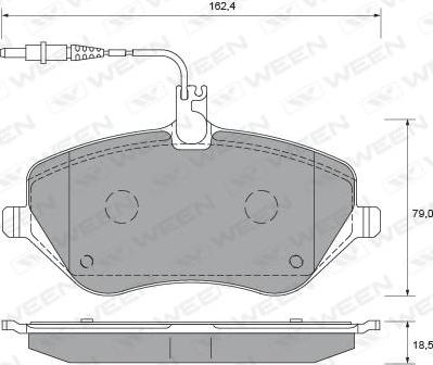 Magneti Marelli PF0885 - Гальмівні колодки, дискові гальма autozip.com.ua