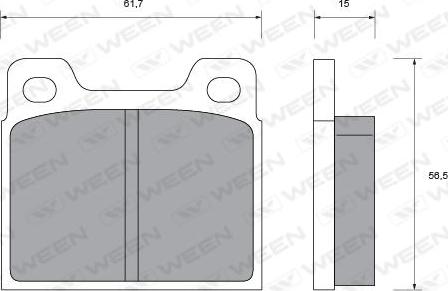 Pagid T4079 - Гальмівні колодки, дискові гальма autozip.com.ua