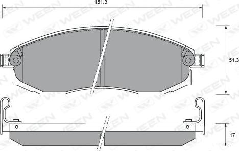 AISIN ASN-367 - Гальмівні колодки, дискові гальма autozip.com.ua