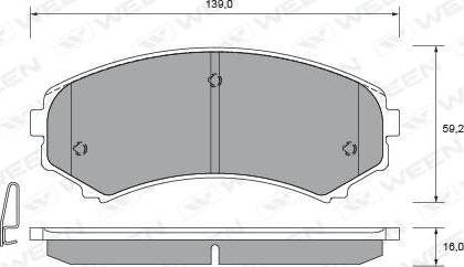 ACDelco AC763781D - Гальмівні колодки, дискові гальма autozip.com.ua