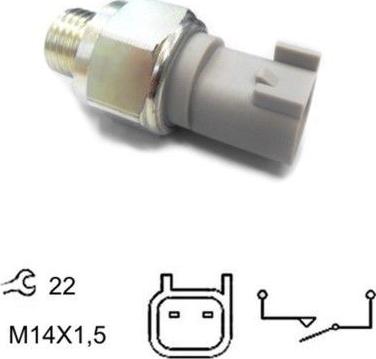 WE PARTS 461640063 - Датчик, контактний перемикач, фара заднього ходу autozip.com.ua