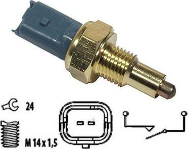 WE PARTS 461640012 - Датчик, контактний перемикач, фара заднього ходу autozip.com.ua