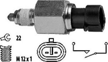 WE PARTS 461640033 - Датчик, контактний перемикач, фара заднього ходу autozip.com.ua