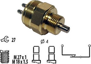 WE PARTS 461640020 - Датчик, контактний перемикач КПП autozip.com.ua