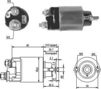 WE PARTS 471480097 - Тягове реле, стартер autozip.com.ua