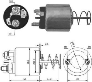 WE PARTS 471480053 - Тягове реле, стартер autozip.com.ua