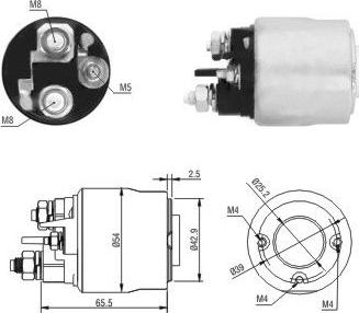 WE PARTS 471480017 - Тягове реле, стартер autozip.com.ua