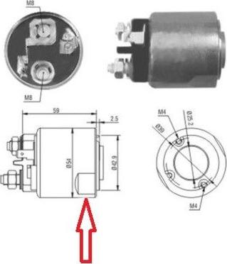 WE PARTS 471480085 - Тягове реле, стартер autozip.com.ua