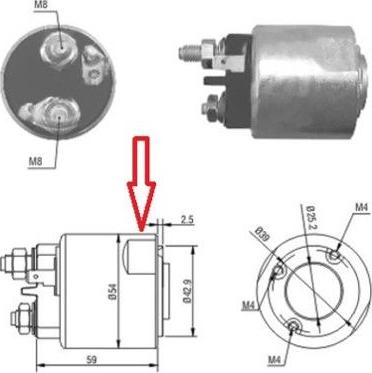 WE PARTS 471480086 - Тягове реле, стартер autozip.com.ua