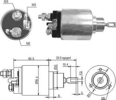 WE PARTS 471480037 - Тягове реле, стартер autozip.com.ua