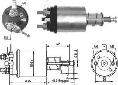 WE PARTS 471480021 - Тягове реле, стартер autozip.com.ua