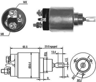 WE PARTS 471480074 - Тягове реле, стартер autozip.com.ua