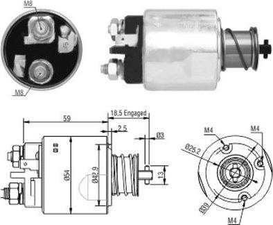 WE PARTS 471480168 - Тягове реле, стартер autozip.com.ua