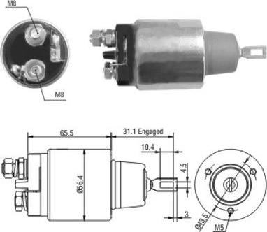 WE PARTS 471480109 - Тягове реле, стартер autozip.com.ua