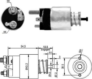 WE PARTS 471480135 - Тягове реле, стартер autozip.com.ua