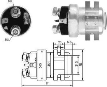 WE PARTS 471480340 - Тягове реле, стартер autozip.com.ua