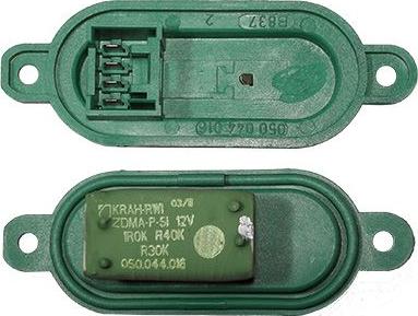 WE PARTS K109002 - Опір, реле, вентилятор салону autozip.com.ua